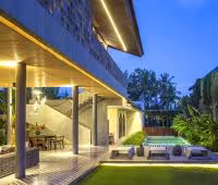 Villa Casabama I Panjang, Villa at Night